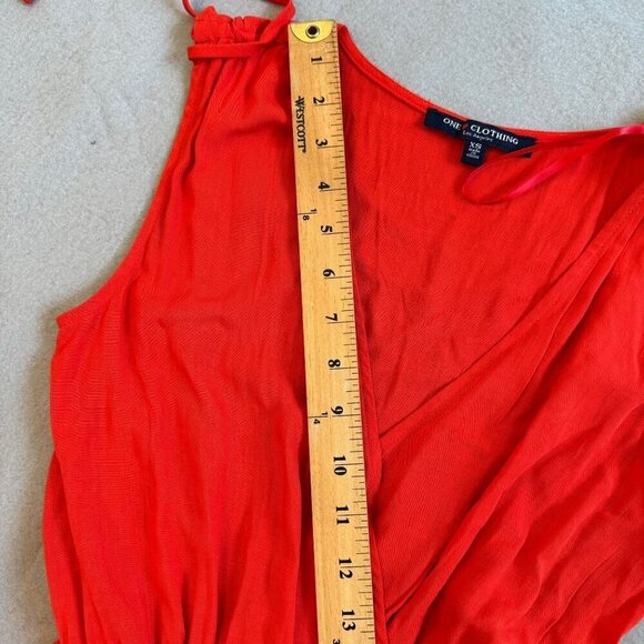One Clothing Los Angeles Women's Sleeveless V Neck Tank Romper  XS - Picture 12 of 13